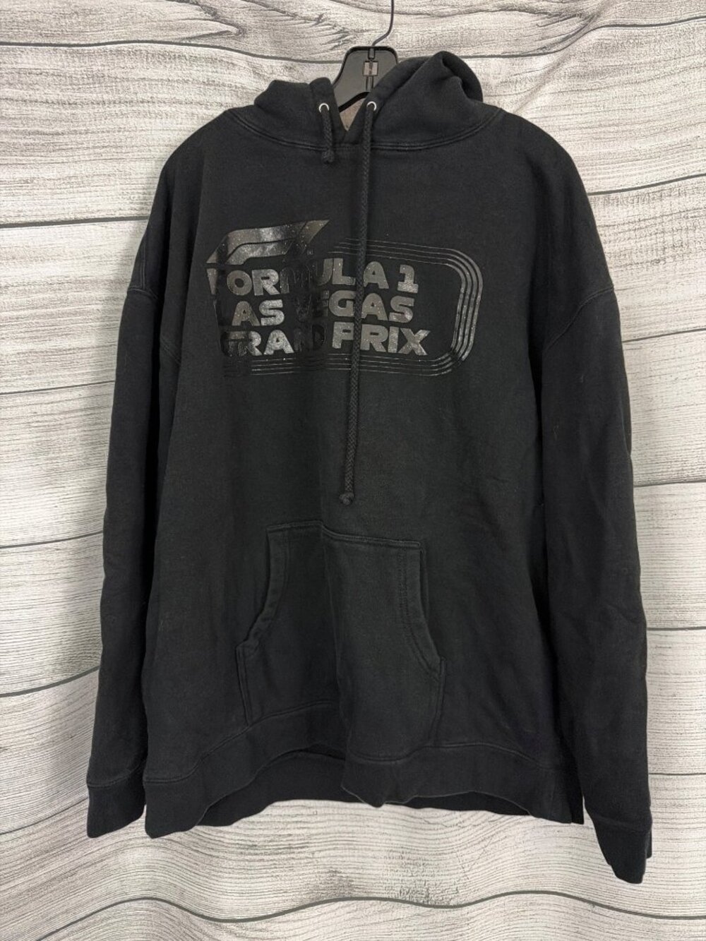Mens Formula 1 Las Vegas Grand Prix Black Hoodie Size XXL